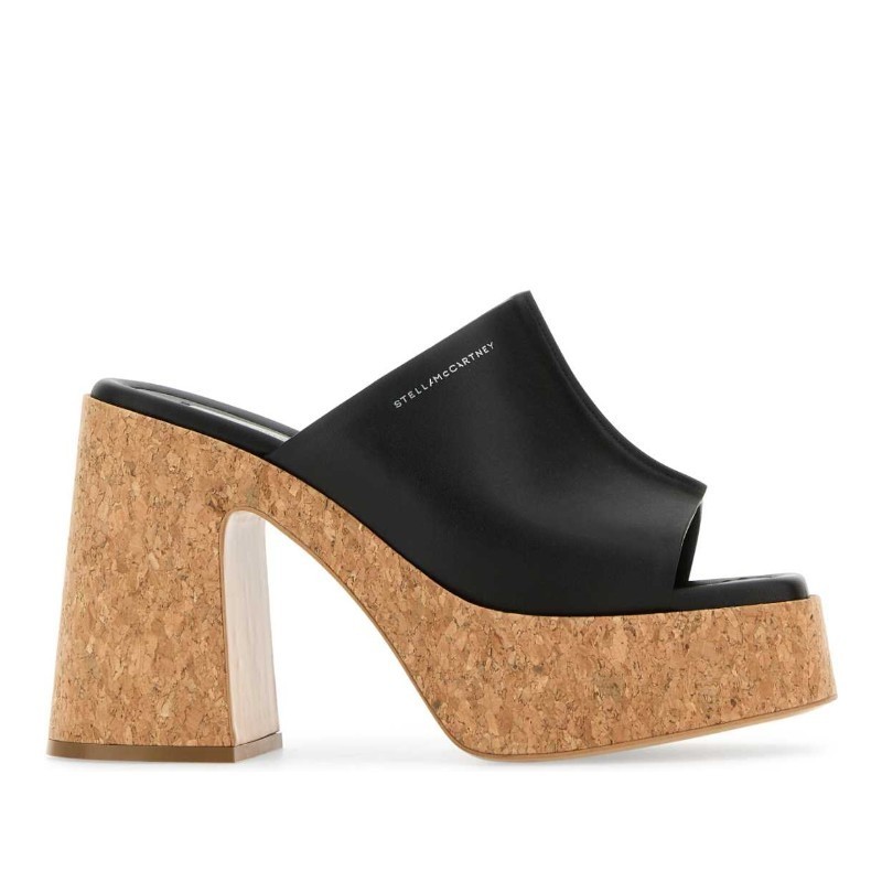 サンダル・ミュール Stella McCartney Black alter mat Skyla mules