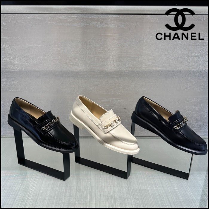 【おしゃれ★25S】CHANEL ローファー 足元を上品に☆ 上品な足元に!】CHANEL ローファー 希少