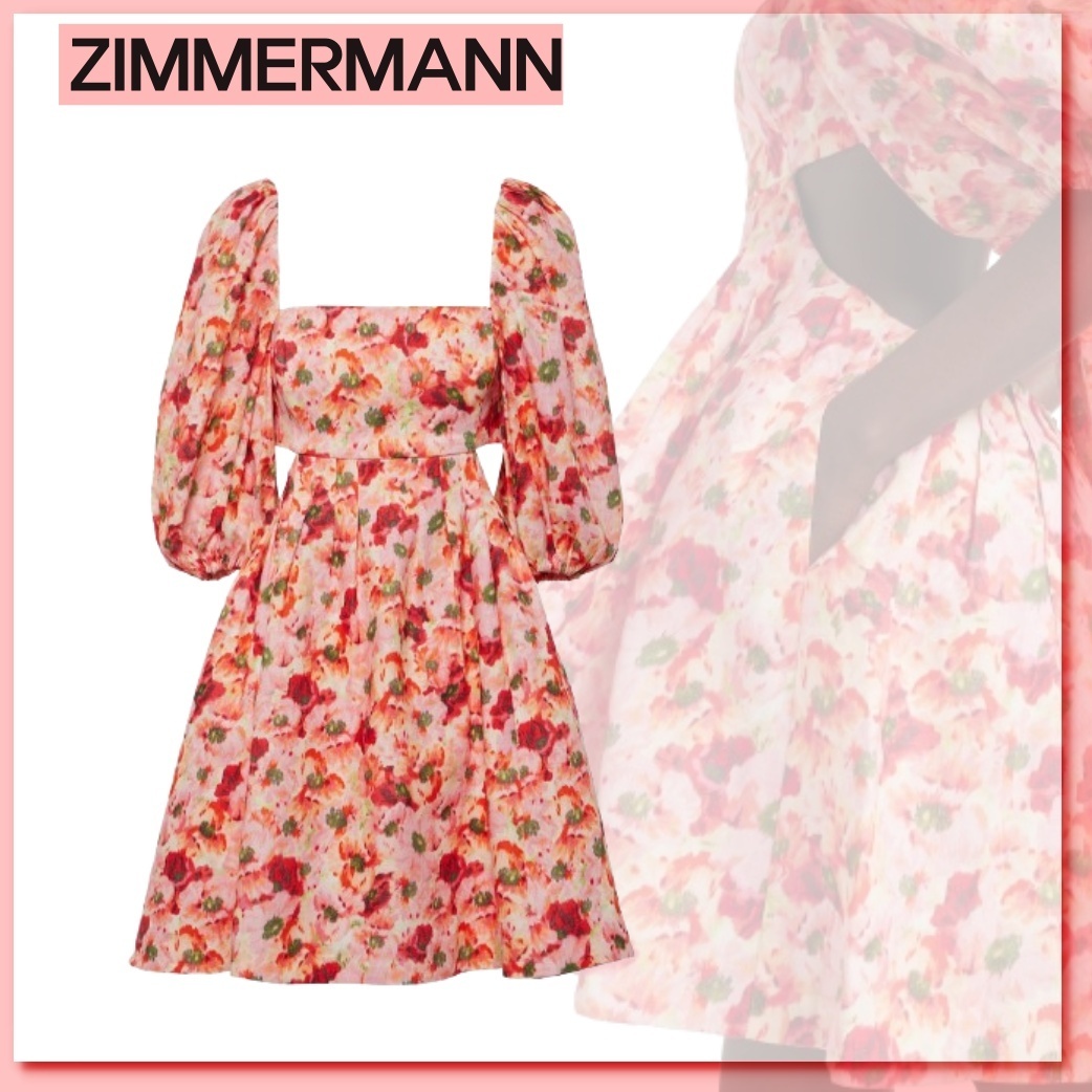 ■Zimmermann ライトバースト カットアウト ミニ ドレス
