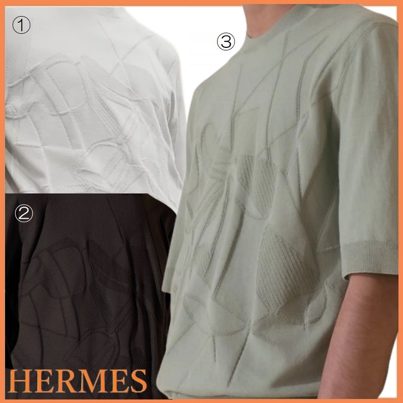HERMES Tシャツ Stools in Fragments