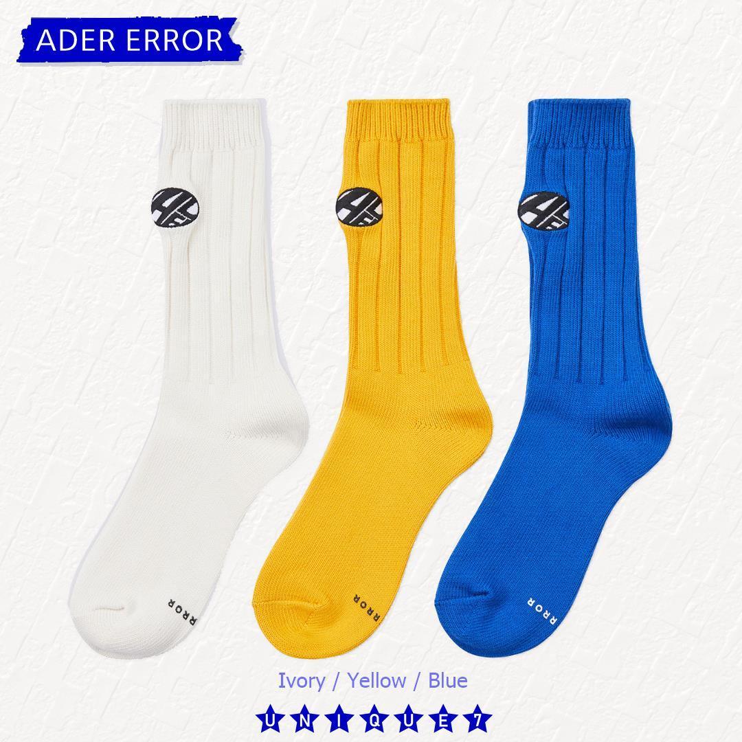 【ADER ERROR】 Distort logo socks