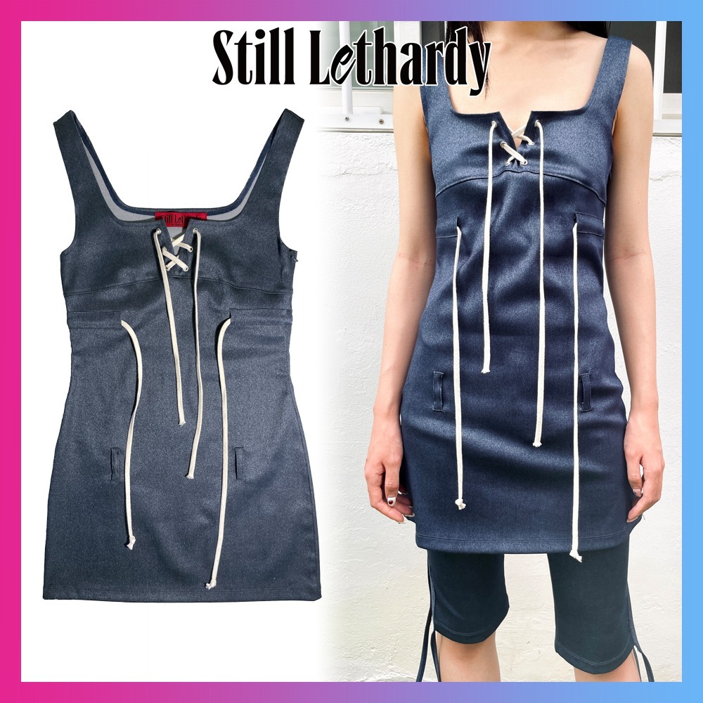 【Still Lethardy】(韓国の人気) GLITTER STRING TOP