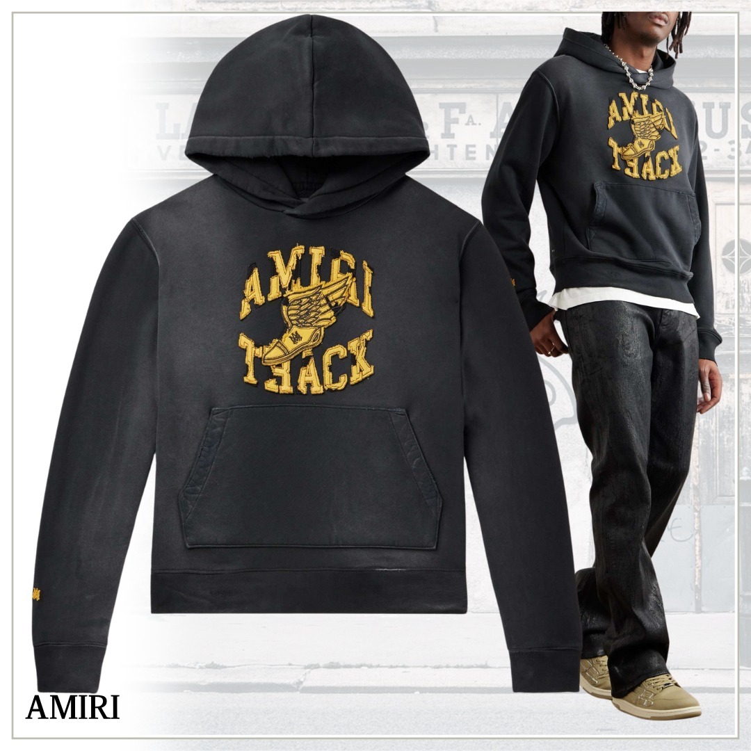 やっぱり定番！【AMIRI】ダメージ加工 コットン フーディー