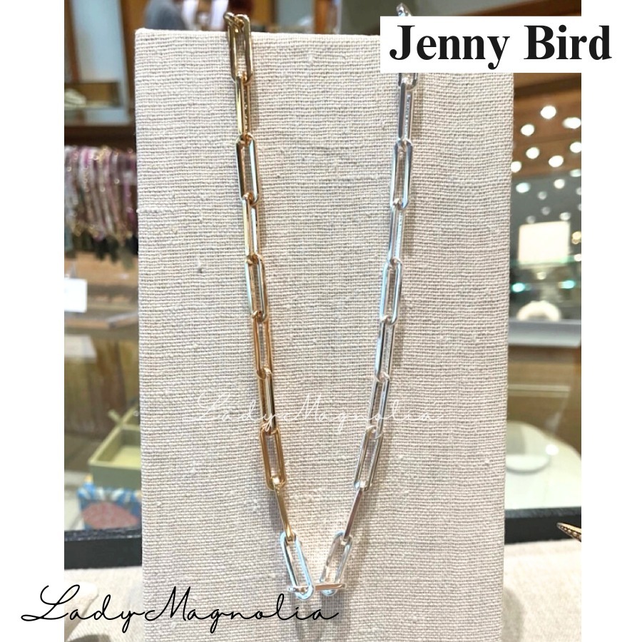 【Jenny Bird】アンディ スリムチェーンネックレス GOLD×SILVER