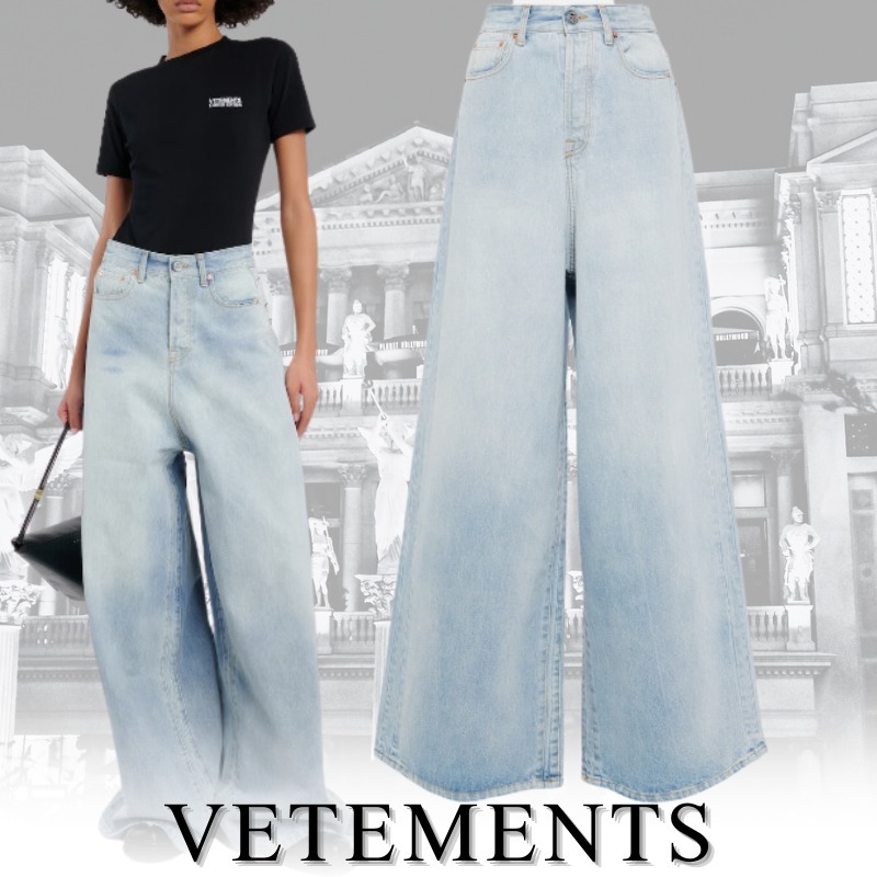 VETEMENTS ヴェトモン ワイドジーンズ ハイライズ