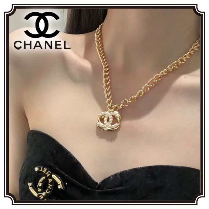 【ゴールドが輝く♪】CHANEL ペンダント ネックレス