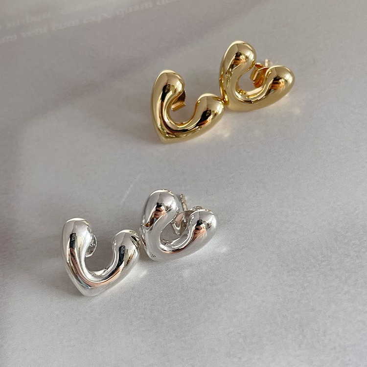 ANNIKA INEZ アニカイネズ SMALL OPEN HERAT ピアス ゴールド
