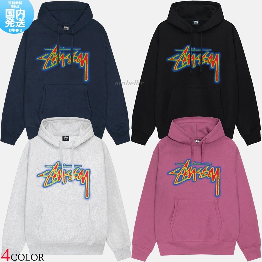国内発送 送料関税込 日本完売品 STUSSY THERMAL STOCK HOODIE