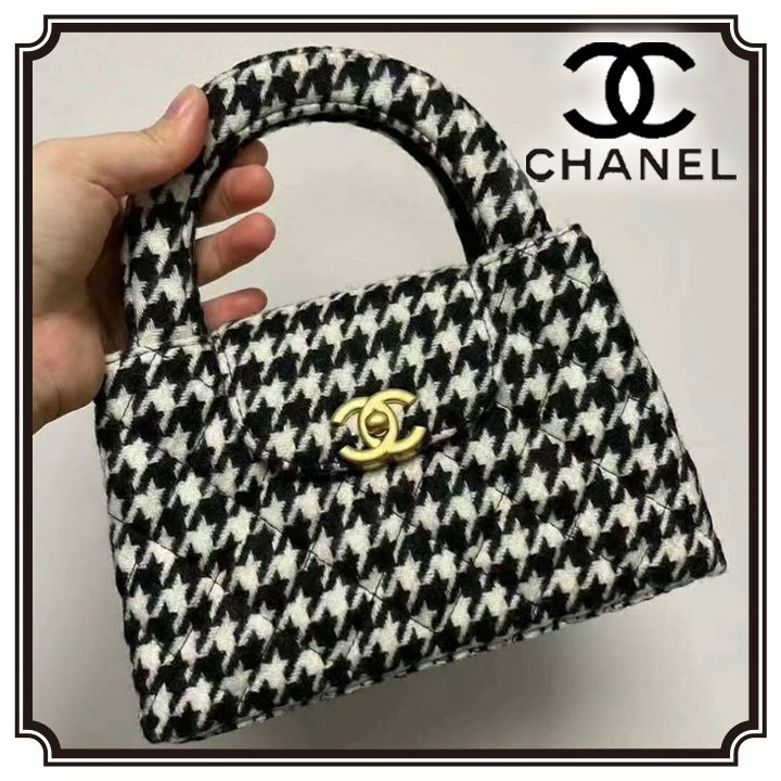 【千鳥格子が可愛い♡】CHANEL Kelly ケリーバッグ 24A