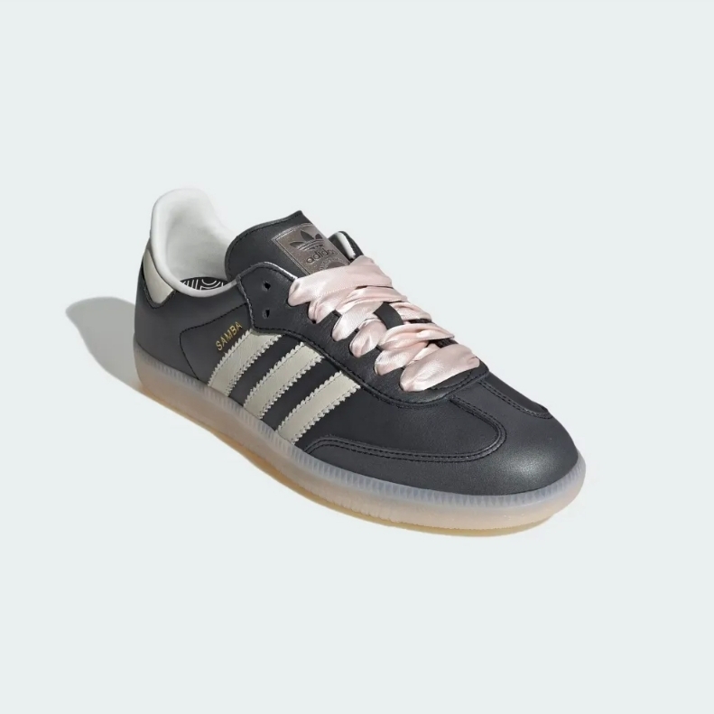 Adidas Samba OG Core Black Off White ★サンバ リボンレース★ Adidas Samba OG Core Black X Off White サンバ レース リボン