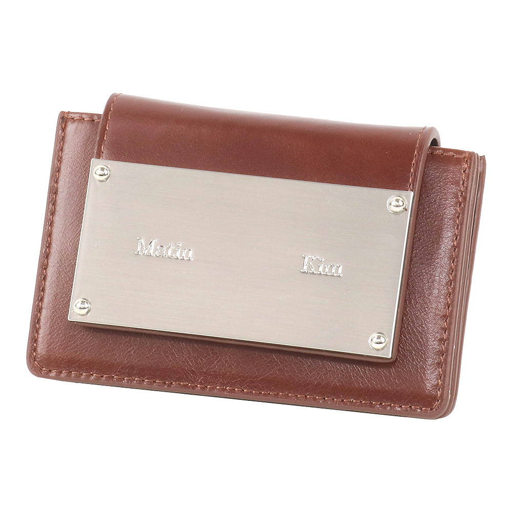 【即発】マーティンキム ACCORDION WALLET BROWN