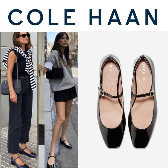 メリージェーン●COLE HAAN●Bridge●エナメルブラック