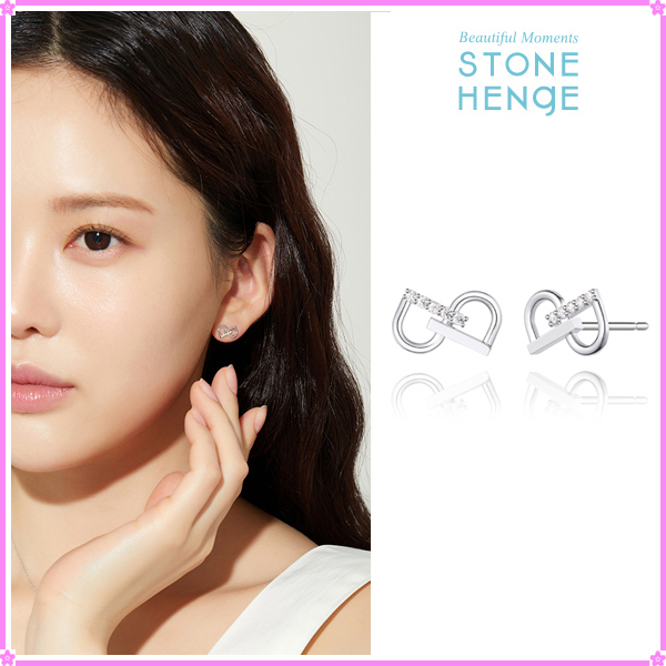 【STONEHENgE】SHe〜Silver Material Earrings SA24B87P
