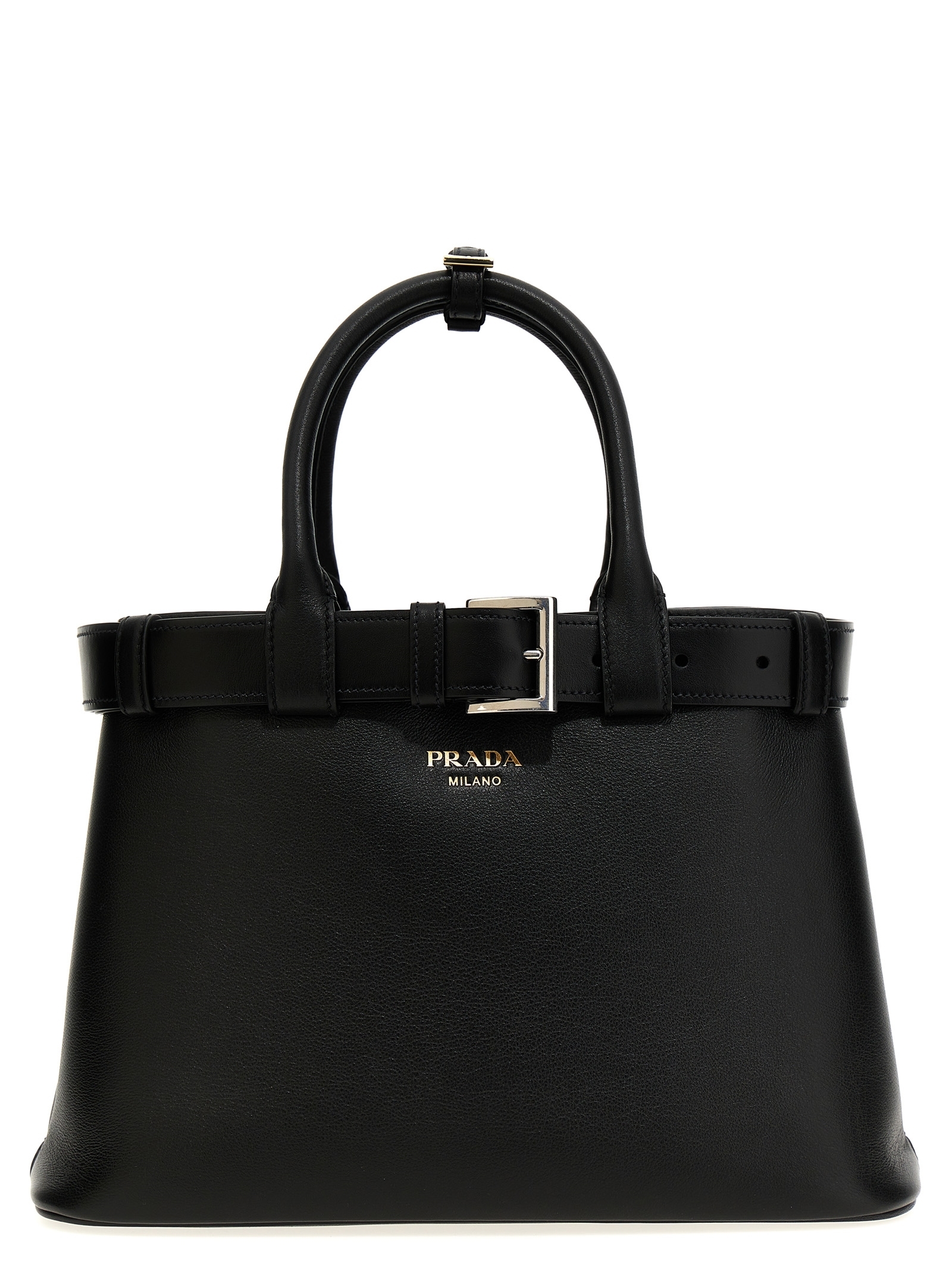 ハンドバッグ PRADA 'Prada Buckle' medium handbag