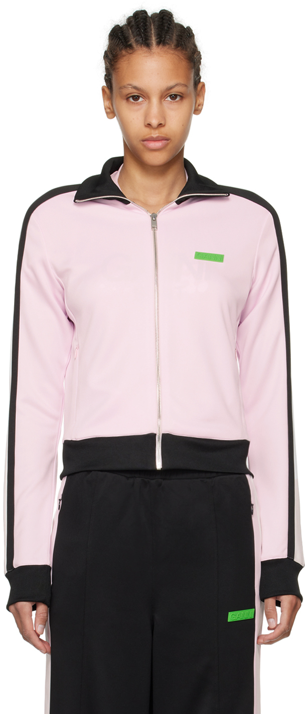 【関税込み】GANNI ピンク Sporty トラックジャケット