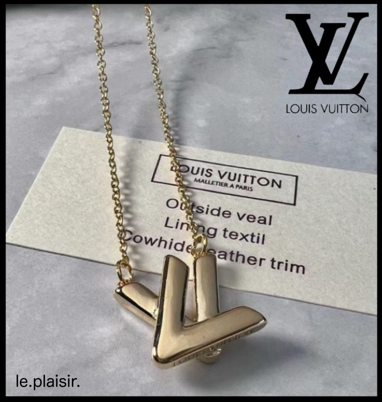 首元華やかに [Louis Vuitton] GO-14 ネックレス