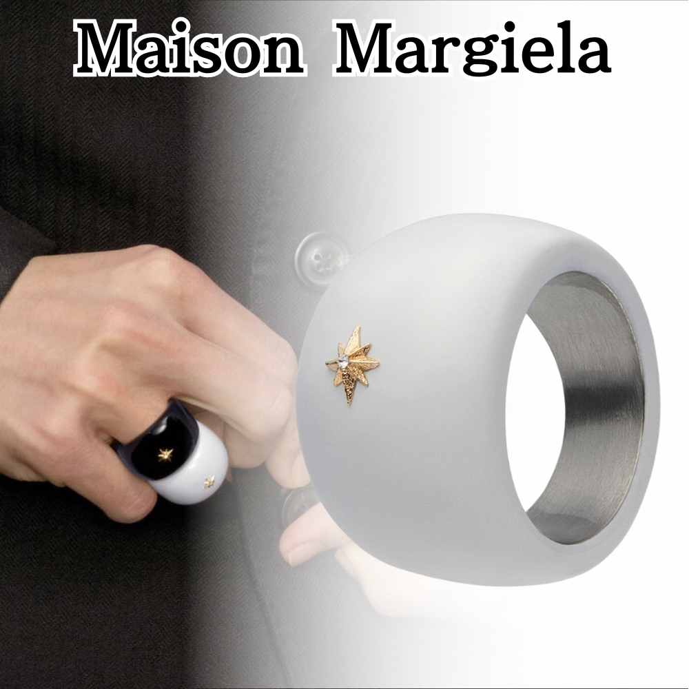 Maison Margiela*華やかに美しく*厚みのあるエナメルリング