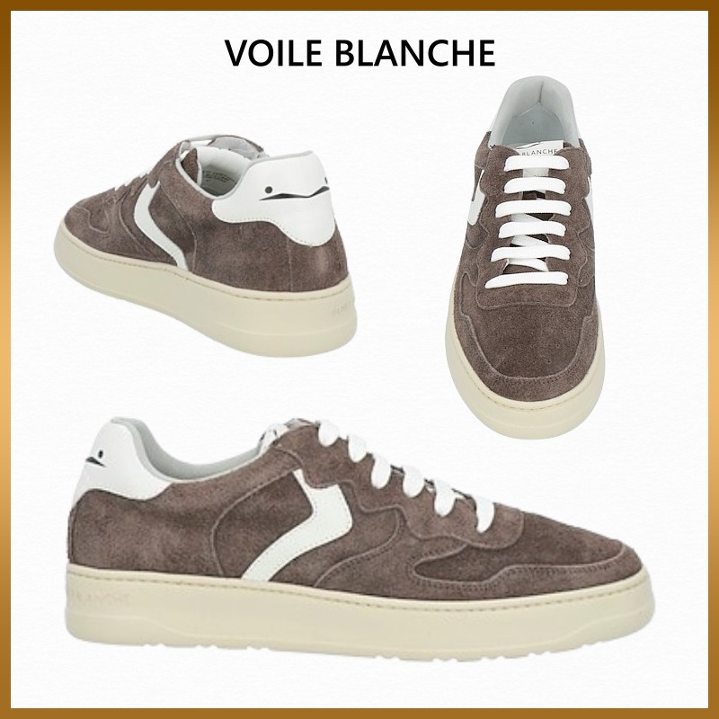 【VOILE BLANCHE】スエード レースアップ ローカットスニーカー