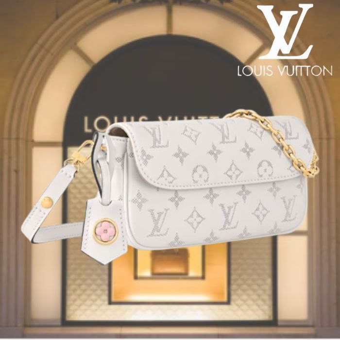 【華やかエレ女☆国内発】LVウォレット オン チェーン・アイビー