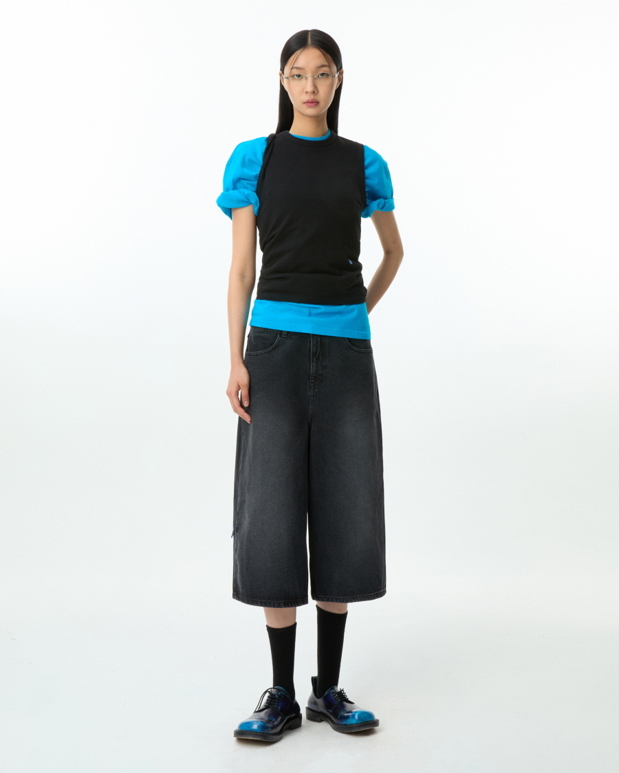 [ADERERROR] Sig; TRS Tag jeans 01 /追跡付 ADERERROR】 Sig; TRS Tag short jeans 01/追跡付