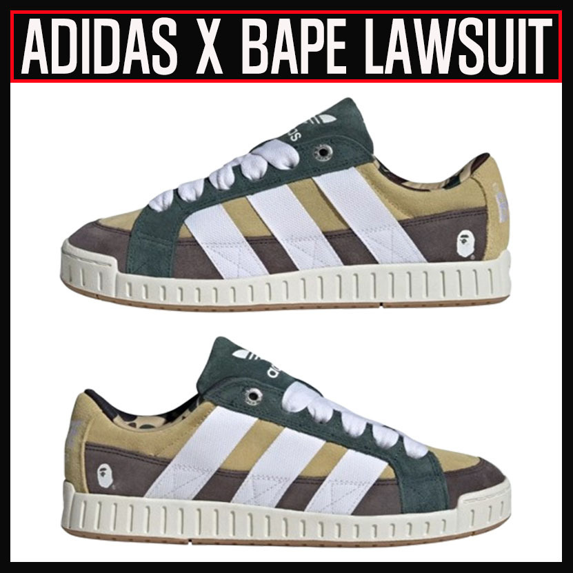 人気 ☆ADIDAS X BAPE☆ LAWSUIT SAND CLOUD WHITE