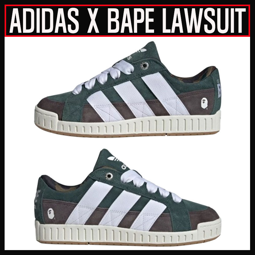 人気 ☆ADIDAS X BAPE☆ LAWSUIT SHADOW GREEN CLOUD WHITE
