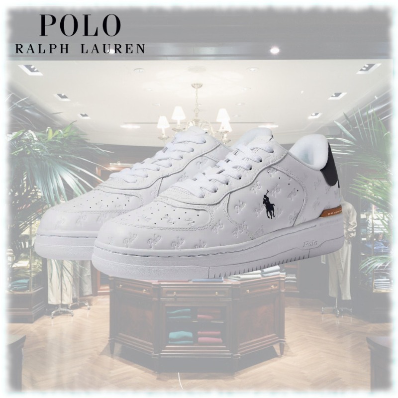 限定!セール☆ Polo Ralph Lauren Masters ロゴ スニーカー