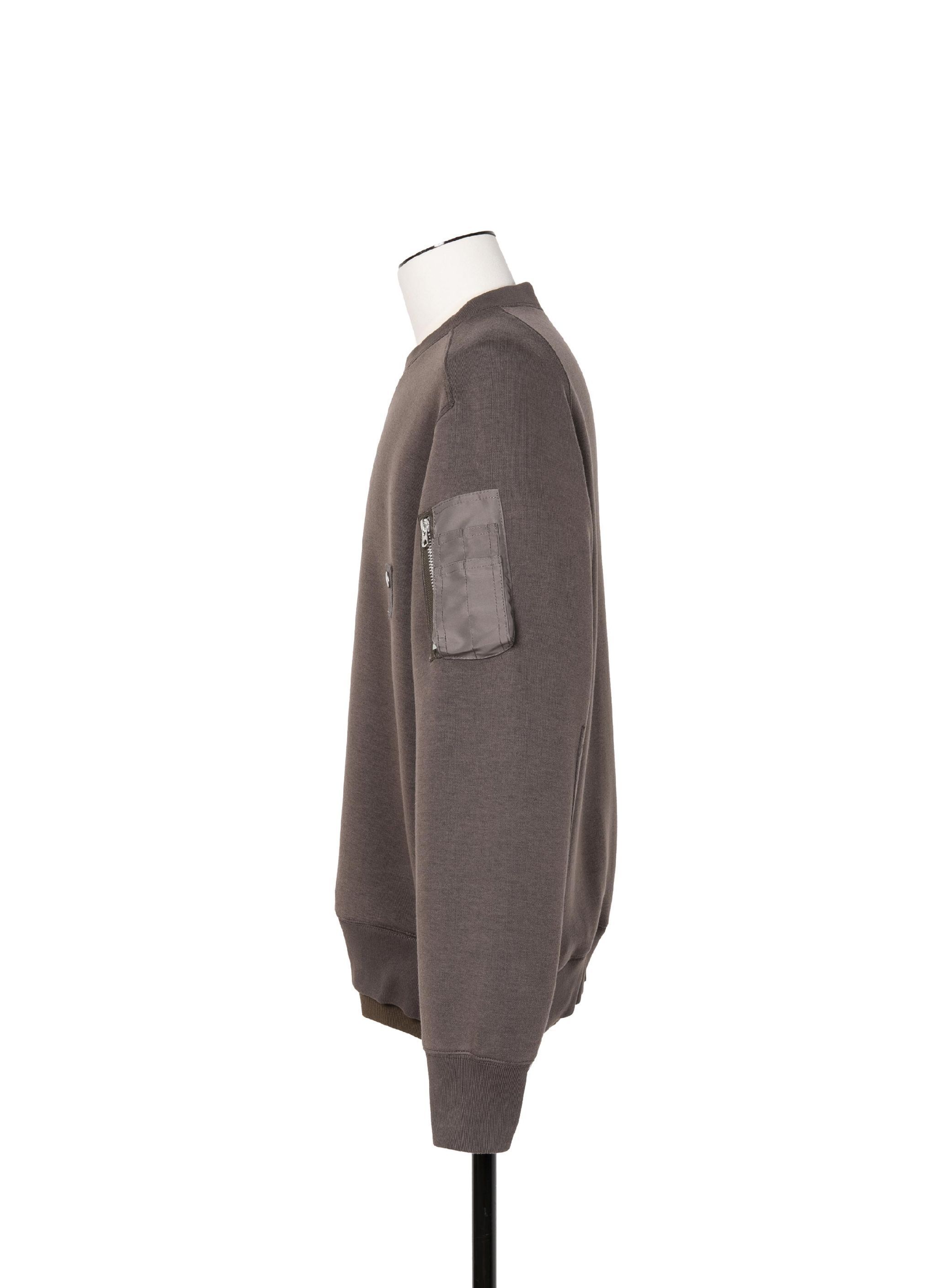 《日常の贅沢》sacai Sponge Sweat x Nylon Twill Pullover