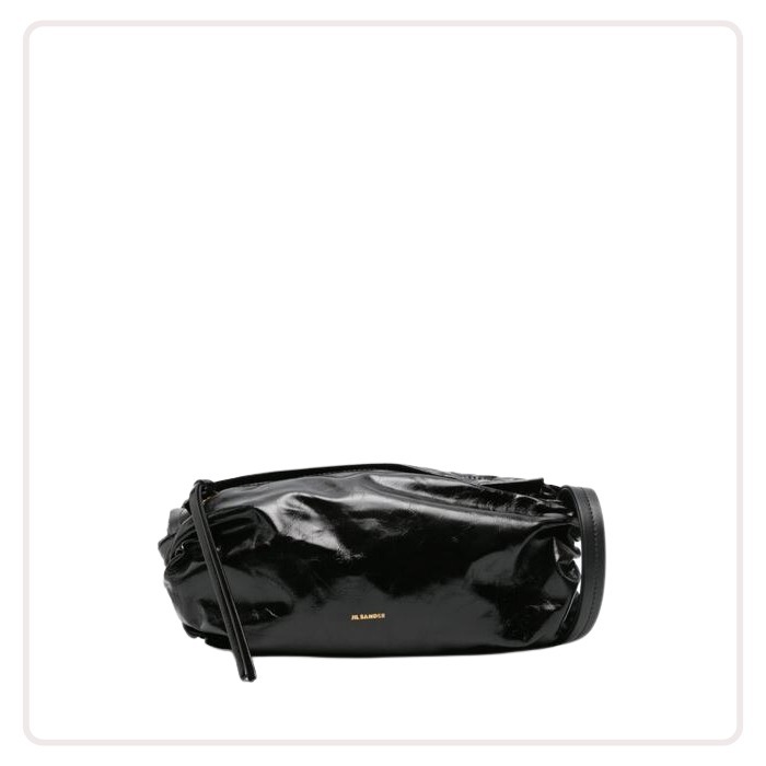 JIL SANDER PATENT LEATHER SHOULDER BAG ショルダーバッグ