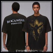 Roca Wear半袖Tシャツプリントチェーン付きウォッシュド男女兼用 Roca Wear(ロカウェア )のメンズ Tシャツ・カットソー 人気