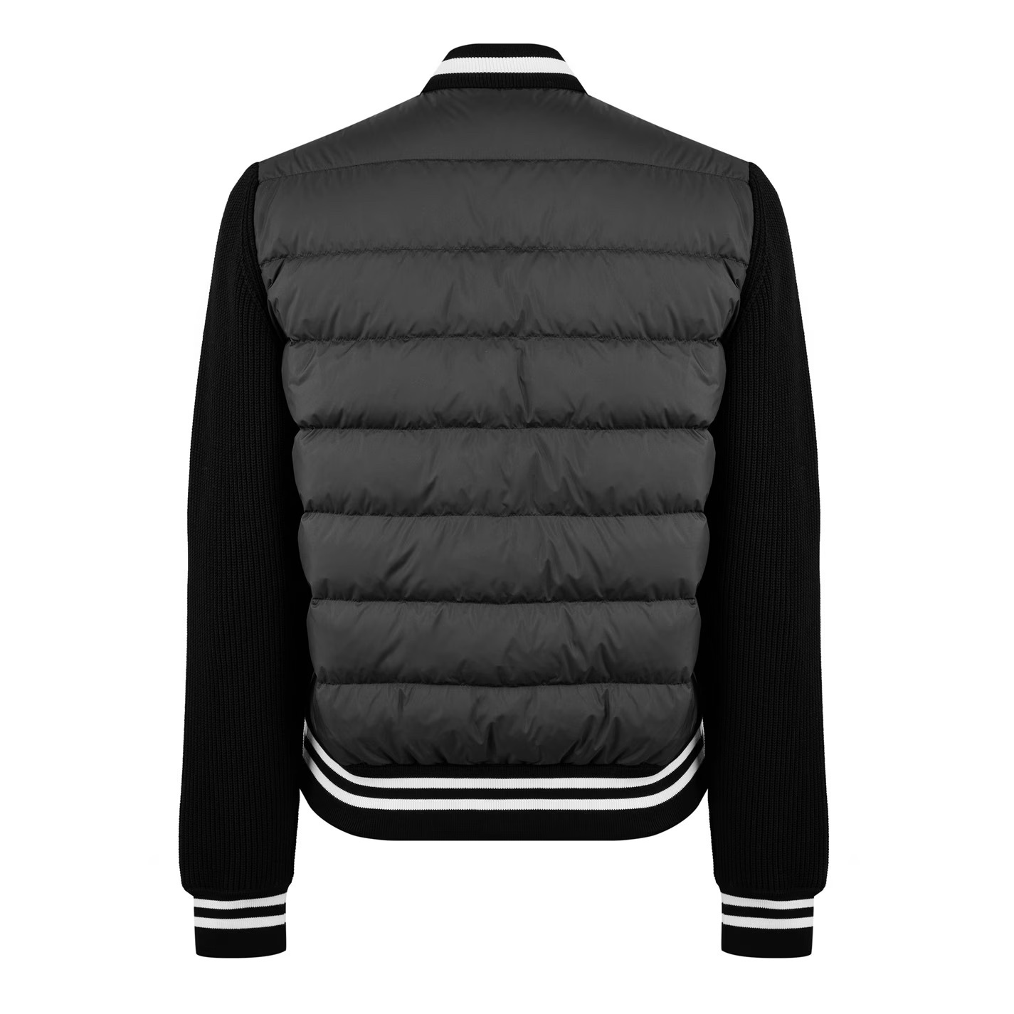 ★関税込★MONCLER★ロゴパッチパディング執業カーディガン★ Moncler パッチワーク クロシェ カーディガン | ブルー