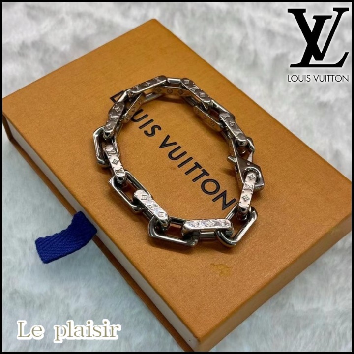 《クールでカッコいいデザイン☆》Louis Vuitton ブレスレット