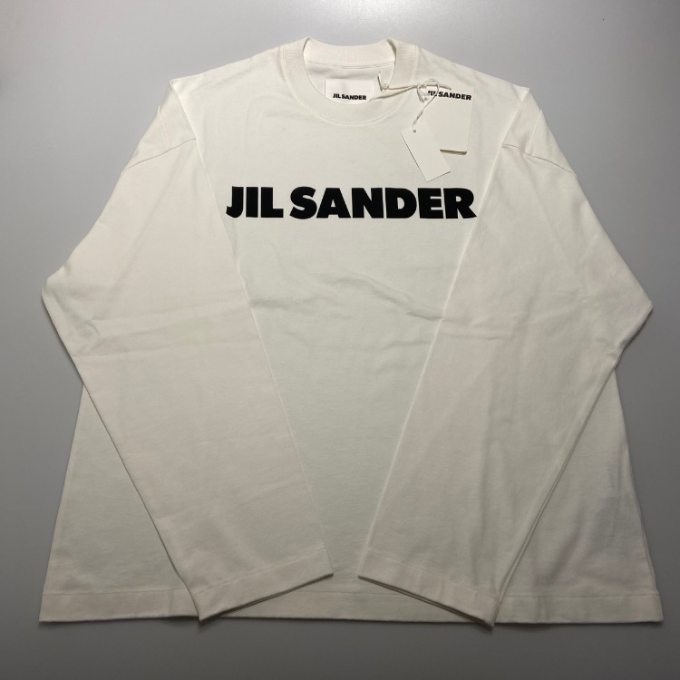 【Jil Sander】国内即発、大人気!! ☆ロゴ 長袖Tシャツ☆