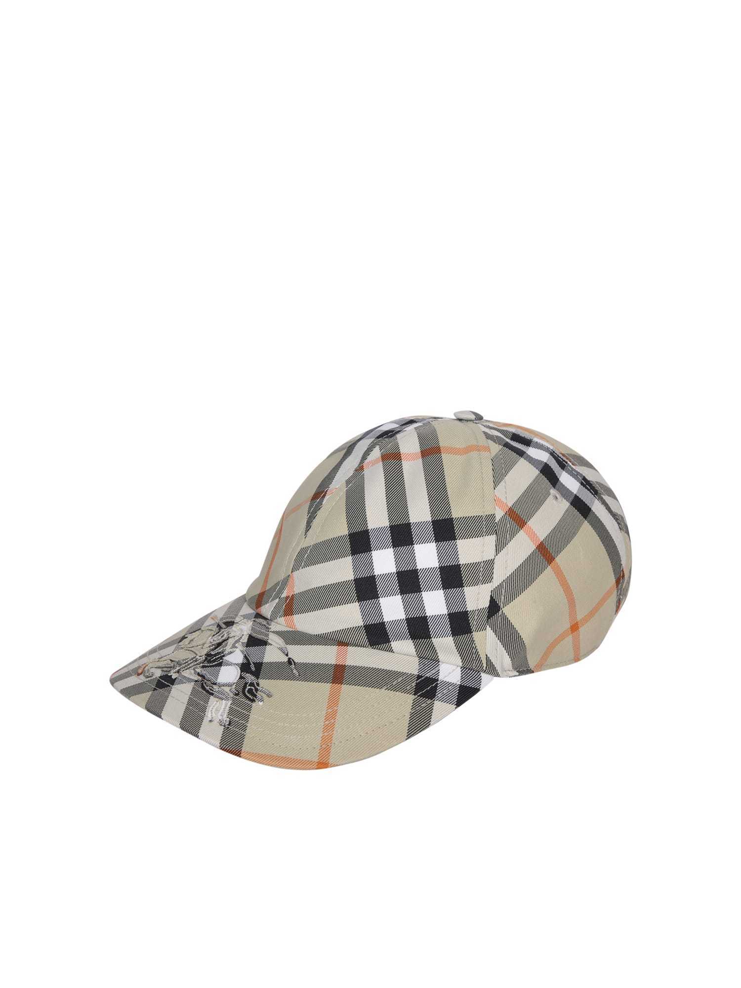 【送料&関税込】Burberry check Baseball Cap - Unisex