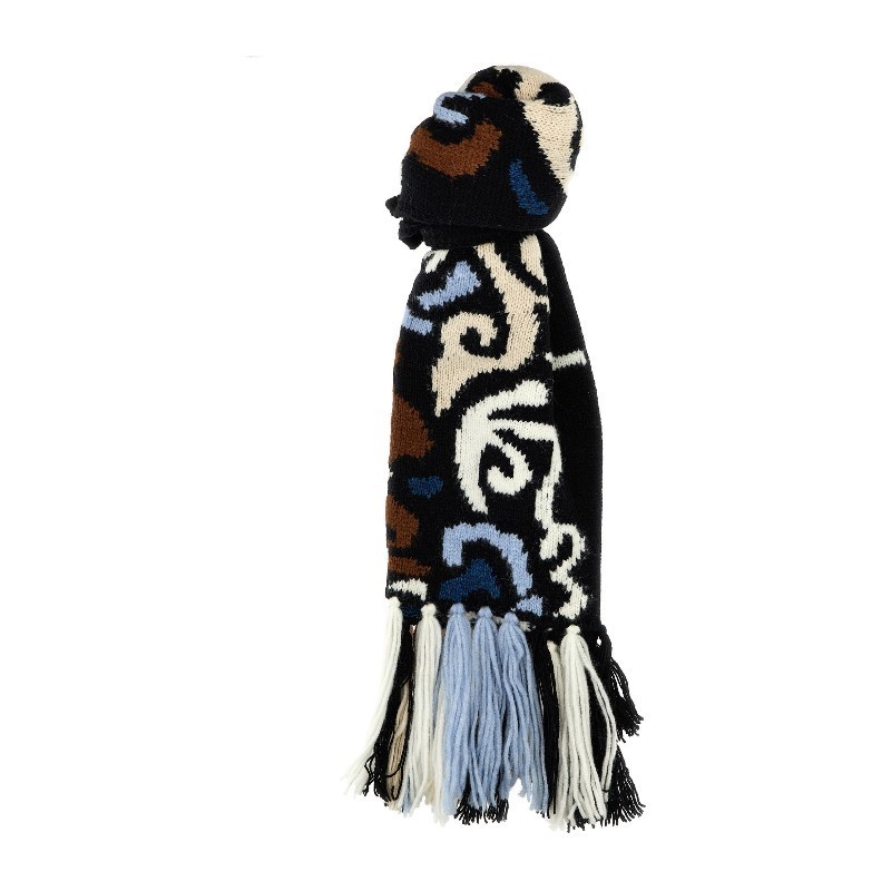 マフラー・ストール ERMANNO SCERVINO FW24 Maxi fringed scarf (D455R305IQT D4507)