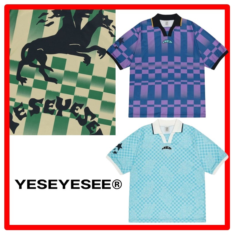 ★人気★【YESEYESEE】★Y.E.S Football Jersey★Tシャ.ツ★