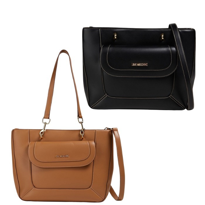 【関税・送料込】LOVE MOSCHINO フェイクレザー トートバッグ