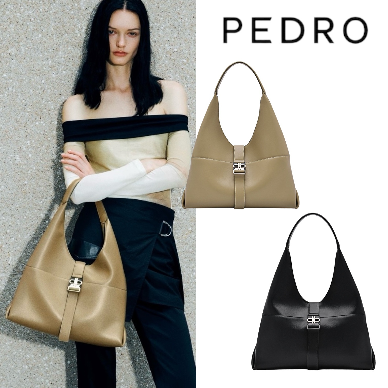 ★PEDRO★Icon Hobo Bag ホーボ 通勤通学トートバック/送料込