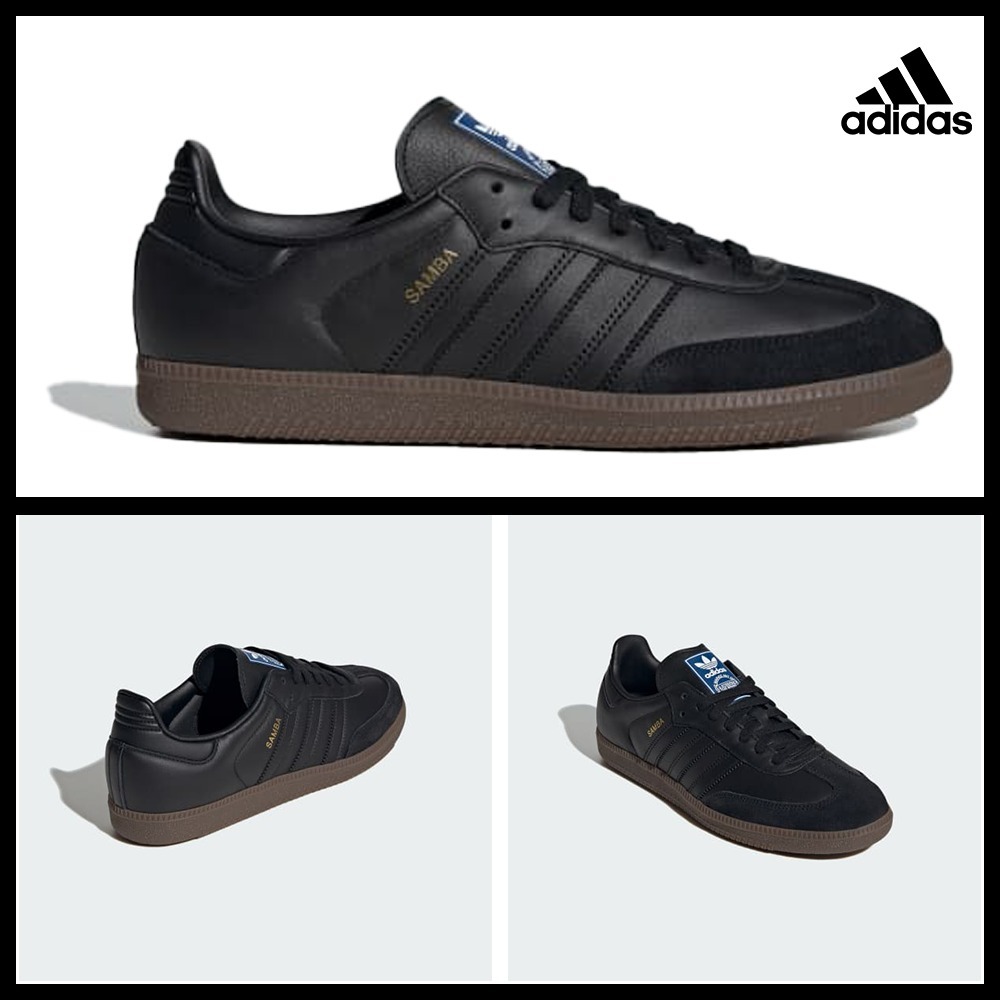 ★Adidas★Samba OG Core Black Gum★