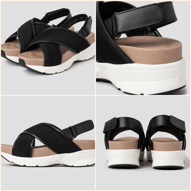 [KUHO]Mesh X Sandals ★韓國 大人氣(品切れ間近)5cm