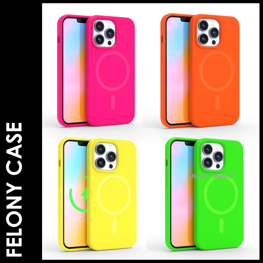 ★追跡&関税込【FELONY CASE】MagSafe対応ネオンシリコンCASE