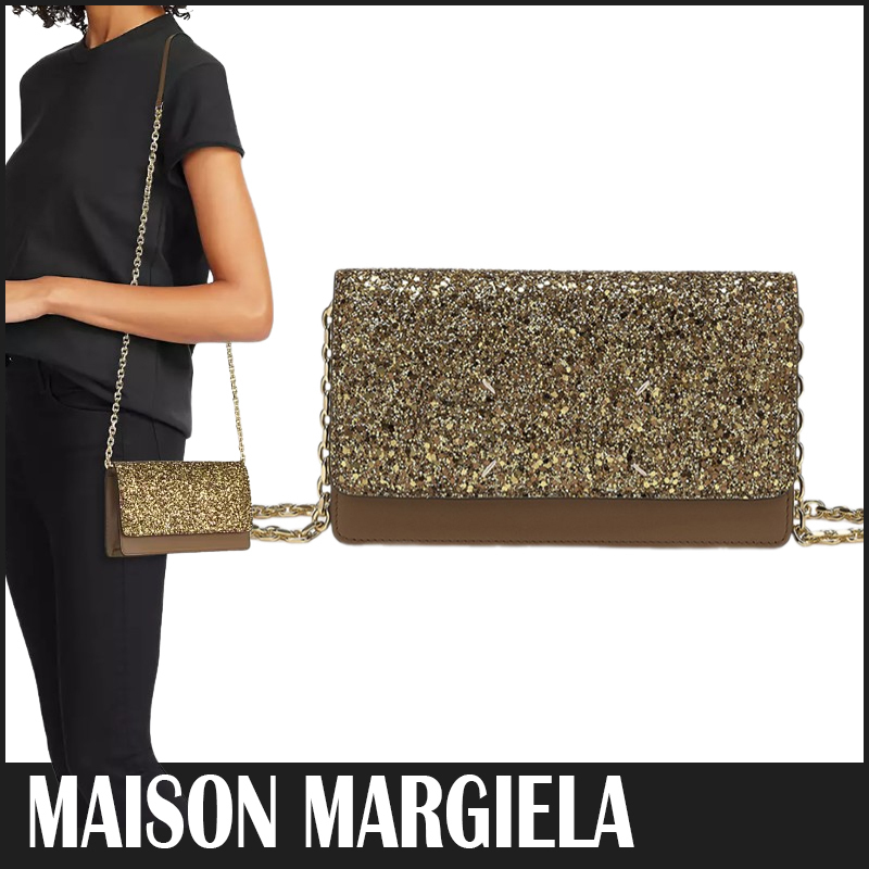 ☆送料関税込☆Maison Margiela グリッター チェーンウォレット