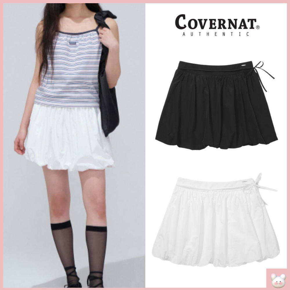 韓国人気ファッション[COVERNAT] (W)BALLOON MINI SKIRT