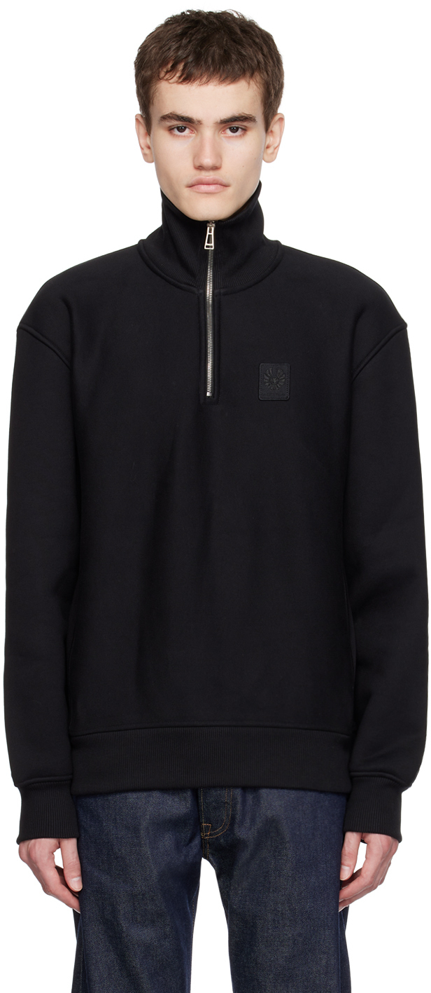【関税込み】Belstaff ブラック Hockley スウェットシャツ