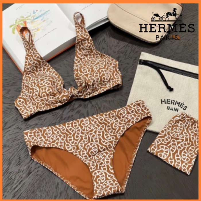 【上下サイズ別OK♪シンプルさも】HERMES Cecilia ビキニNaoussa 上下別サイズOK 着やすいブラック Hermes Cecilia ビキニNaoussa