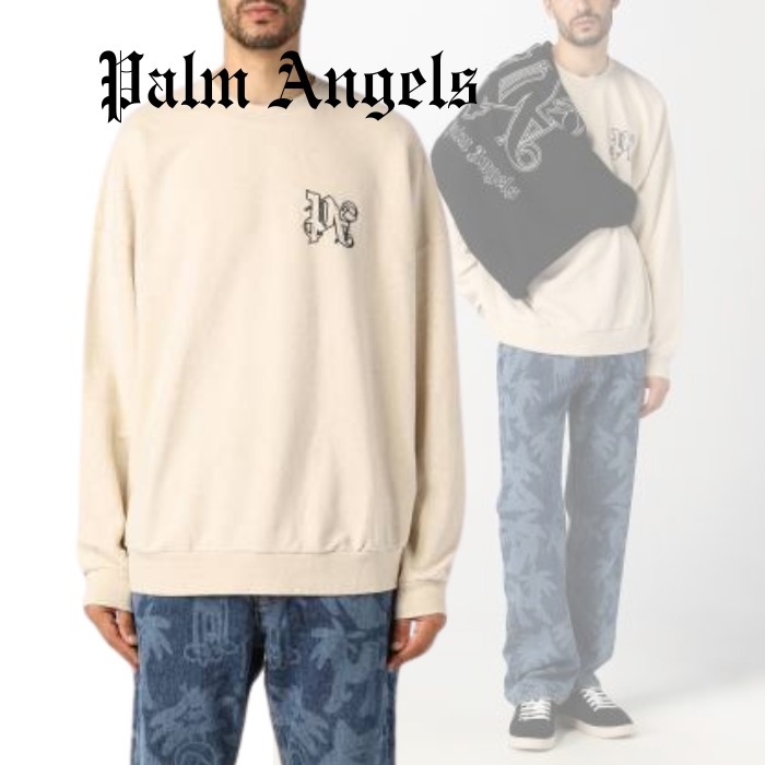 【Palm Angels】ロゴ スウェットシャツ ホワイト