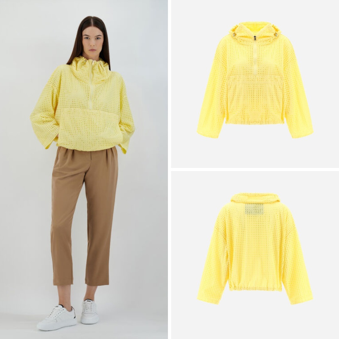《送料無料》 HERNO SPRING LACE AND ECOAGE A-LINE JACKET