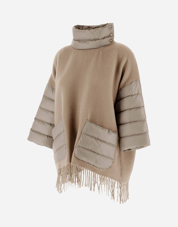 《送料無料》 HERNO RESORT PONCHO IN SOFT PONCHO & ULTRALIGHT