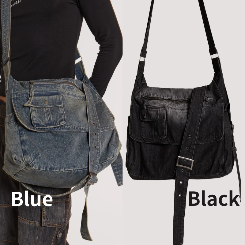 【美品】 JADED 送/関込 メッセンジャーバッグ デニム Stellar LONDON バッグ