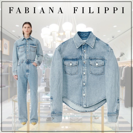 [FABIANA FILIPPI]デニムシャツジャケット